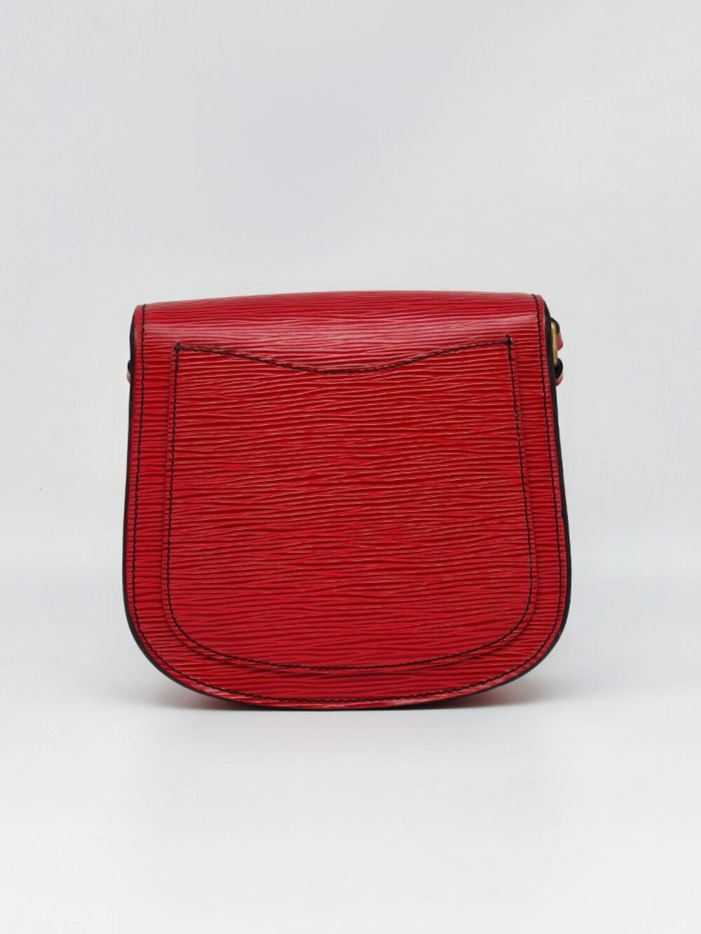 Louis Vuitton Epi Saint Cloud PM Red Castilian Leather Crossbody Shoulder Bag - Picture 3 of 15